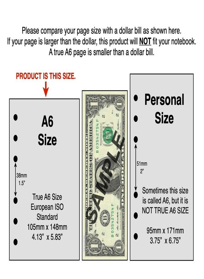 Handy Forms A6 Daily Task List & Planner Insert for 6-Ring Binders (4.1" x 5.8") - Image 3