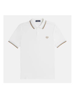 FRED PERRY Fred Perry Wheat polo Shirt men's short-sleeved cotton slim-fit business casual lapel top 