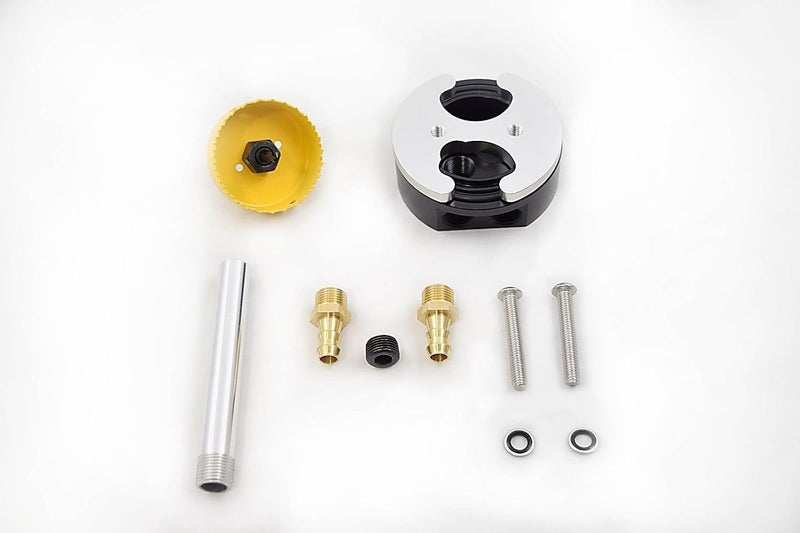 RDP Fuel Tank Sump with Integrated Return for Diesel Trucks - Compatible with AirDog, FASS, Dodge Cummins, GM Duramax, Ford Powerstroke - Image 1