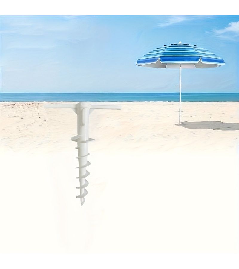 1pc T Shaped Umbrella Holder Stand Secure Stable Support For Beach Outdoor Winds - Image 4