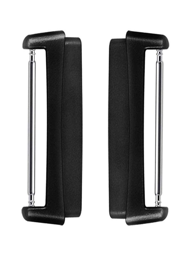 Sankel Stainless Steel Adapter Compatible for Fitbit Versa 4/3/Sense 2, Watch Band Metal Replacement Connection Adapter (Black-20mm Pins) - Image 2