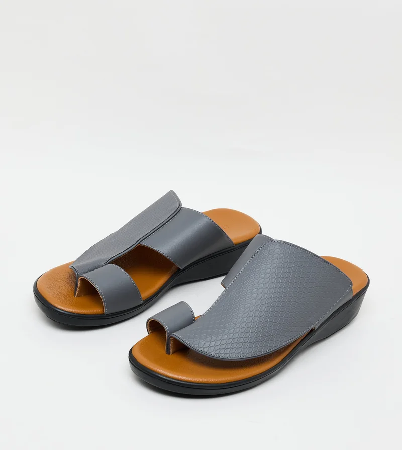 STEVE MADDEN  Omani Sandal Grey Men's Sandals for Men | Best Price UAE