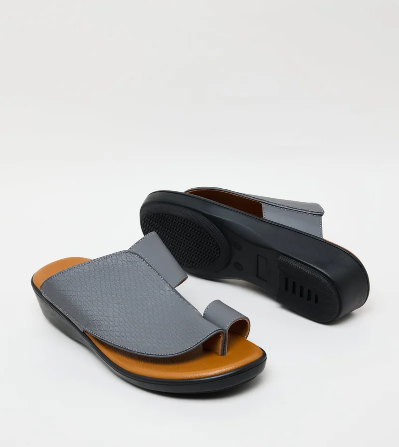 STEVE MADDEN  Omani Sandal Grey Men's Sandals for Men | Best Price UAE