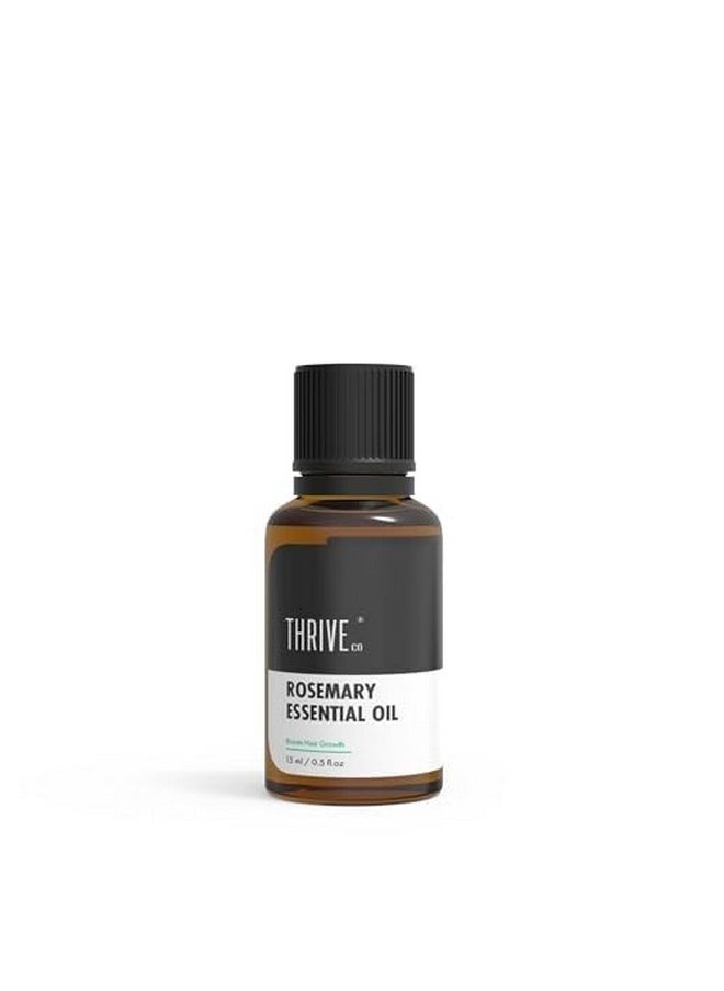 THRIVECO - Rosemary Essential Oil For Hair Growth & Hair Fall Control | Reduces Hair Breakage & Improves Scalp Health | 100% Pure, Certified Organic & Natural | With Vitamin E | For Men & Women | 15Ml - Image 1