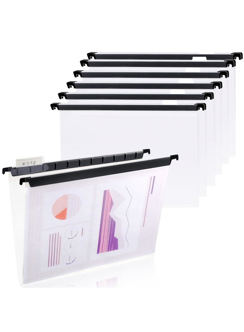SYOSI 10 عبوة من ملفات التعليق الشفافة بحجم الرسالة مع فواصل خزانة - نظم واحمِ مستنداتك - ملف تعليق شفاف لخزائن الملفات، لتقديم المستندات، للمكتب والمدرسة - Image 1