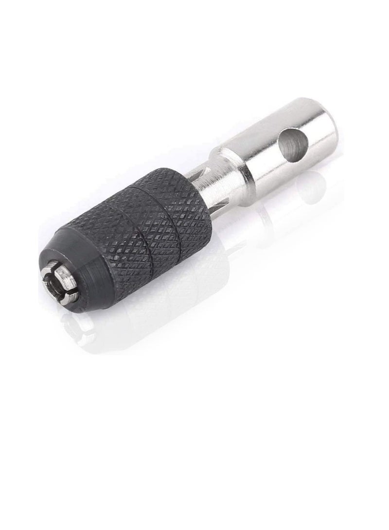 Yakumuz 6 Pcs Tap Wrench Tool Set, Yakumuz Adjustable T-Handle Ratchet Tap Holder Wrench Machine Screw Thread Metric Plug T-Taps with M3 M4 M5 M6 M8 Taps for Metal/Aluminum/Plastic/Wood - Image 3