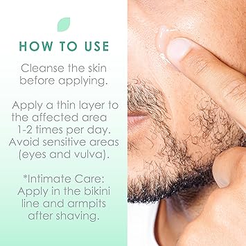WildMint Spot Soothe Natural Spot Treatment Gel Reduces Breakouts Scars Irritation Tea Tree Healing Serum for Acne Prone Skin Blemishes Redness Ingrown Hairs CrueltyFree UK Skincare 30ml - Image 5