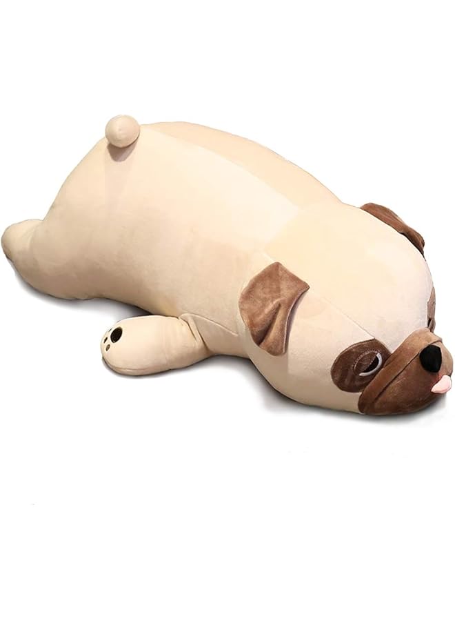 The Bros دمية بولدوغ محشوة، 20" حيوان محشو وسادة دمية، وسادة ناعمة ورقيقة للكلب الجرو - هدية لكل الأعمار والمناسبات - Image 1