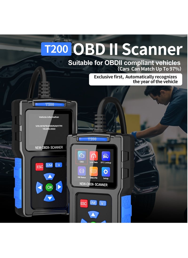 Generic T200 Custom Universal Car OBD II Diagnostic Scanner Car Fault Detector Diagnostic Scanner  - Image 5