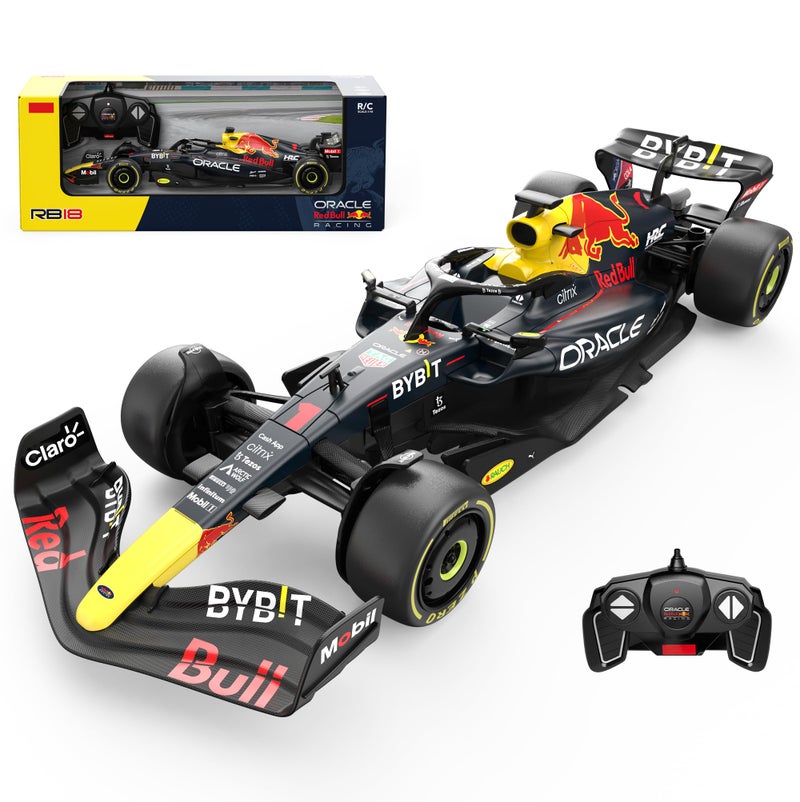 Voltz Toys سيارة التحكم عن بعد فولتز تويز المرخصة الأصلية 118 F1 ريد بُل RB18 مجموعة سيارات F1 للبالغين والأطفال 24GHz - Image 2