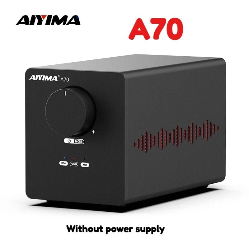Aiyima A70 Tpa3255 Stereo Power Amplifier Pffb 300Wx2 Class D Digital Audio Amp Stereo 2.0 with Trigger XLR RCA Input, Without Power - Image 1