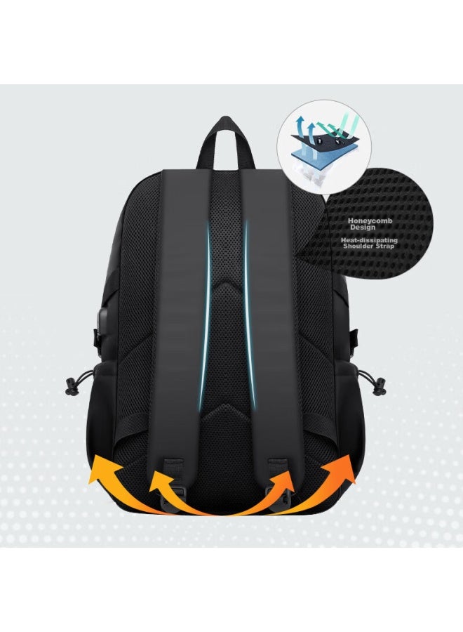 Septwolves Backpack For Men, Lightweight Water-resistant Travel Hiking Bag, School Bag For High School And Middle School Students, 17-inch Laptop Bag - Image 4