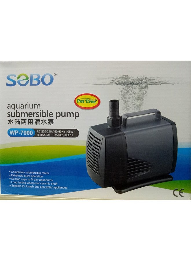 SOBO Submersible Power Head - WP-7000-105W - F.Max 5500 L/H - Water Lifting Pump - Pond and Fountain and Sump Filter Systems - Image 1