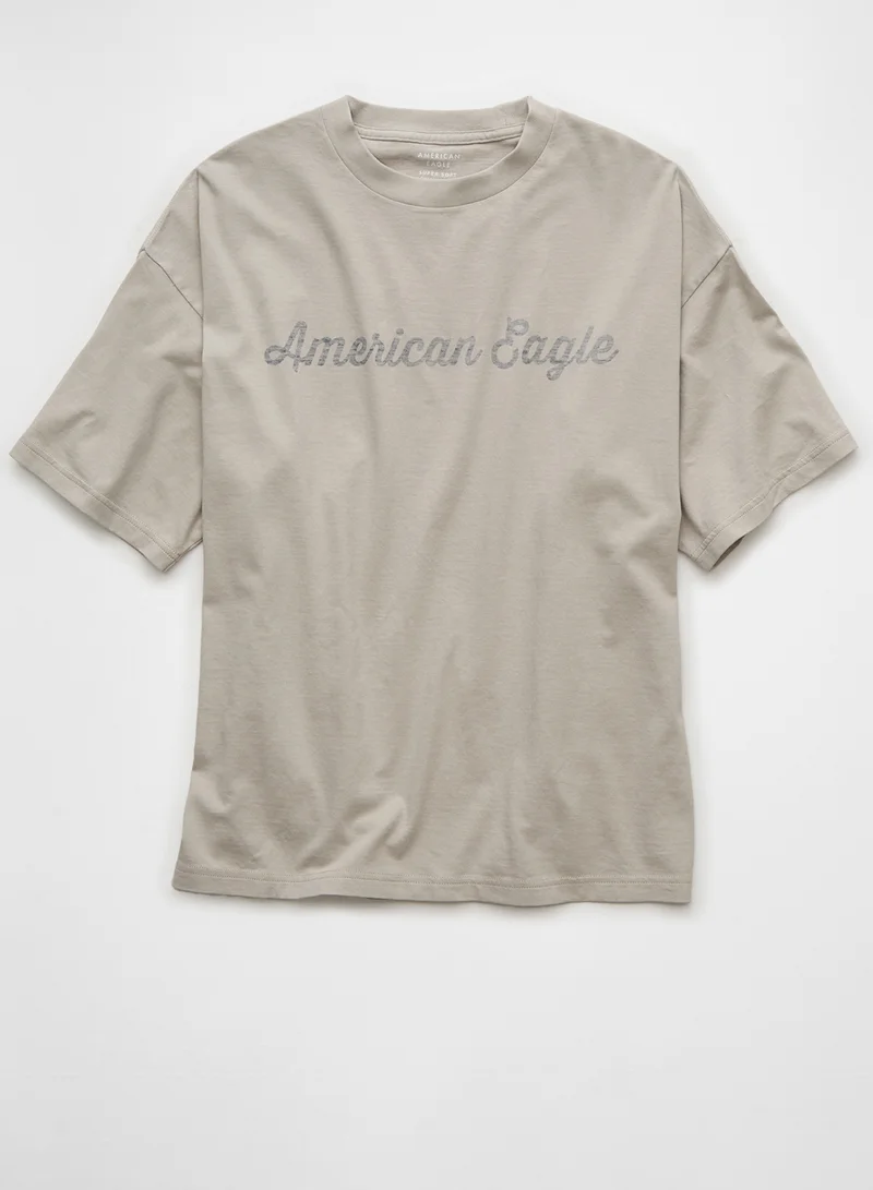امريكان ايجل Graphic Crew Neck T-Shirt