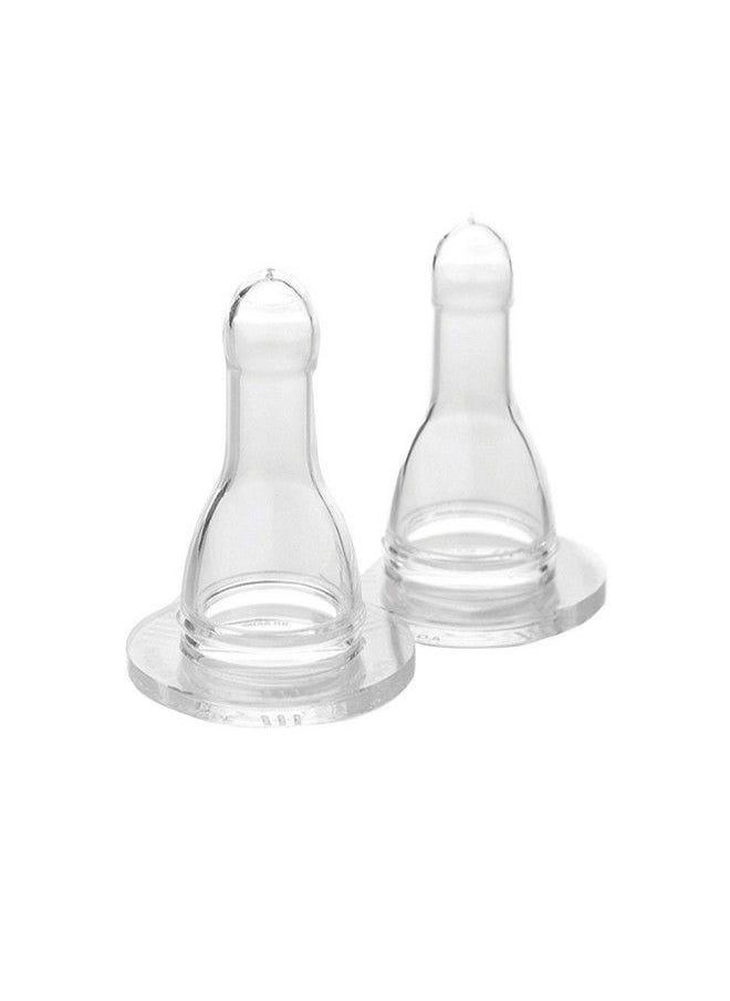 lifefactory Lifefactory BPA-Free Stage 1 (0-3 Months) Silicone Nipples, 2-Pack  - Image 1