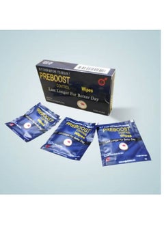 Preboost Control Men's Wipes - 6 Wipes  - Image 2