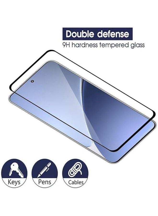[2 Pack] Tempered Glass Compatible with Xiaomi 15 Pro Screen Protector, Premium 3D Curved Edge Guard Film, to Full Cover, Work Most Cases  - Image 3