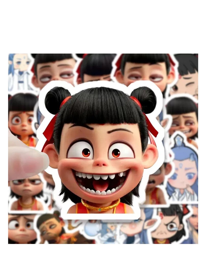 60 Nezha Expression Pack Stickers DIY Ao Bing Stickers  - Image 2
