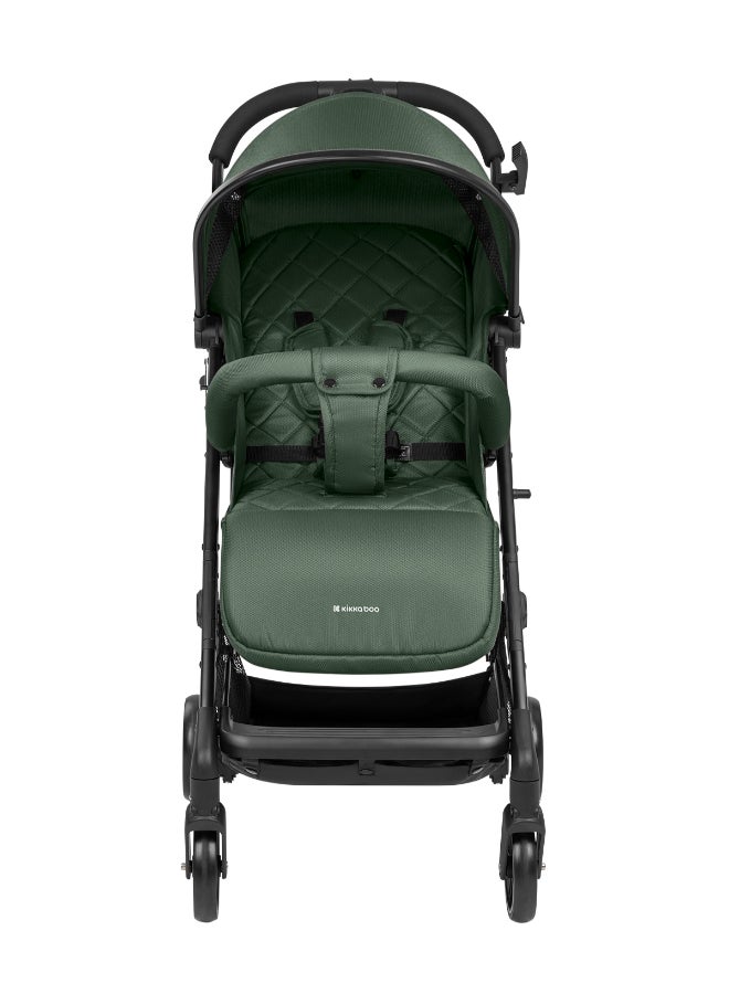 KIKKABOO Miley Pushchair Army Green 2024 Baby Stroller - Image 3