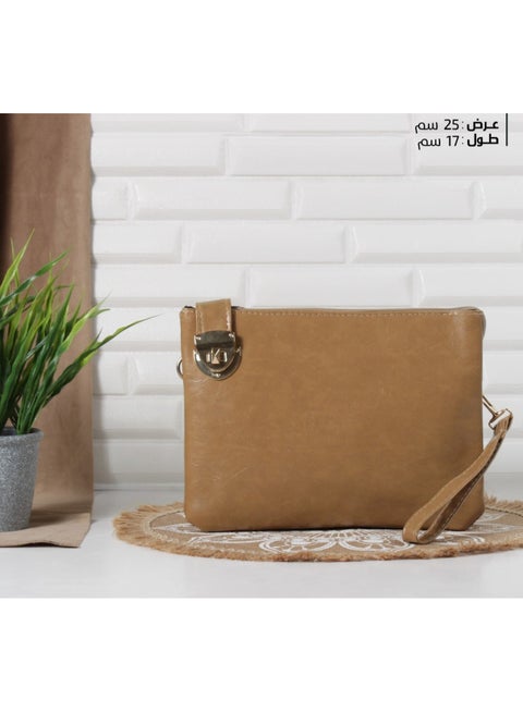 Women's leather handbag