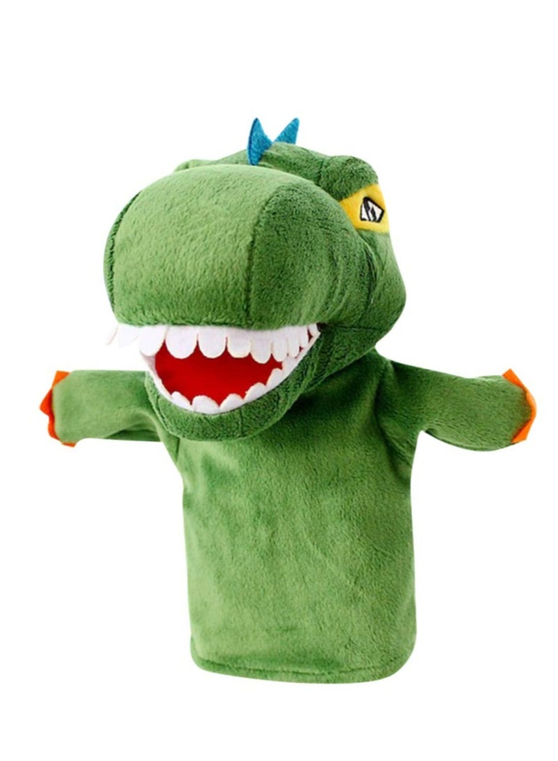 Zikra Animal Puppet Lovely Dinosaur Hand Puppet Plush Hand Puppet Toy Children's Hand Puppet Toy Plush Animal Hand Puppet Story Hand Puppet Toy Parent-child Plush Toy Hand Puppets - Image 1