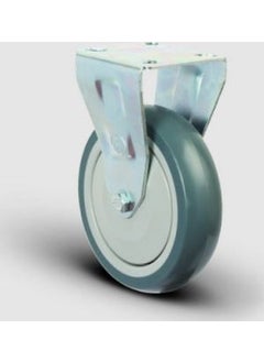 Emes Fixed Plate Connection, Ball Bearing, Thermoplastic Rubber Light Industrial Wheel Diameter: 80 - Er02 Mbt 80 