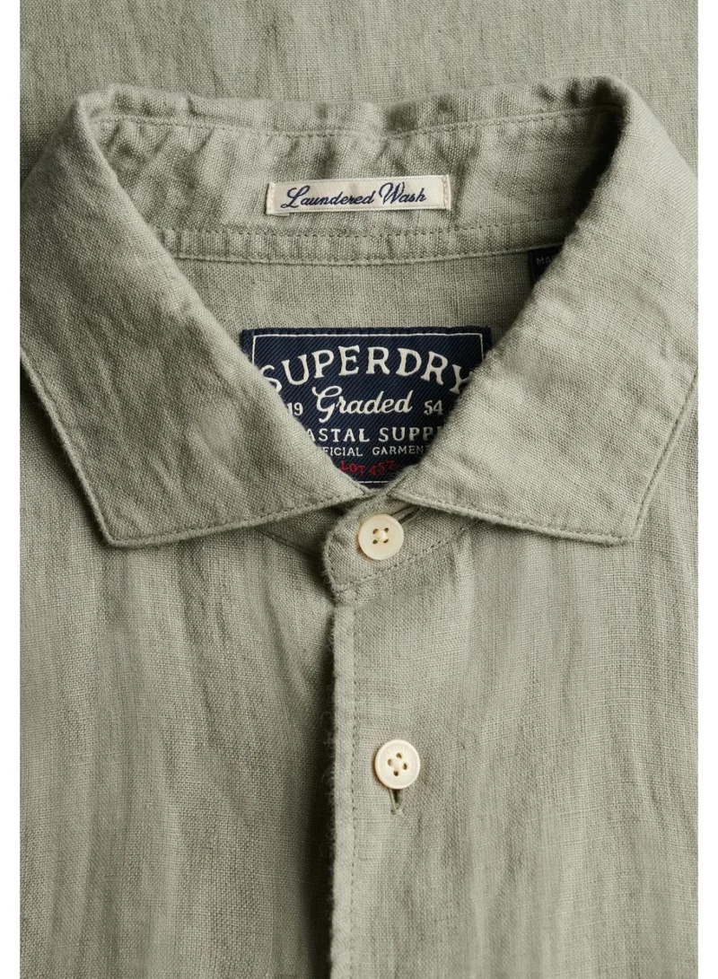 Superdry  Riviera Short Sleeve Linen Shirt for Men | Best Price UAE
