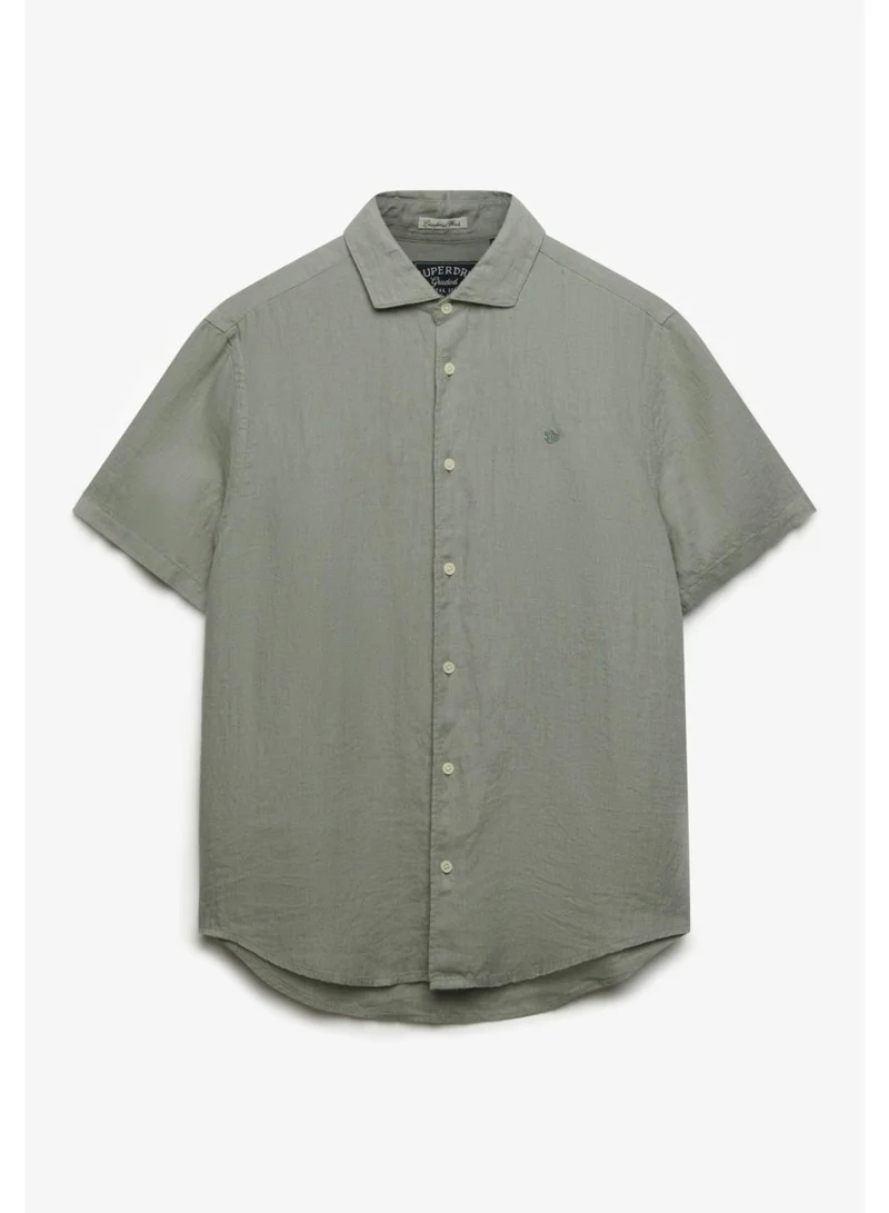 Superdry  Riviera Short Sleeve Linen Shirt for Men | Best Price UAE