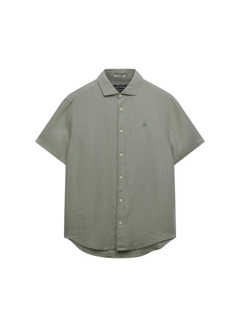 Superdry  Riviera Short Sleeve Linen Shirt for Men | Best Price UAE