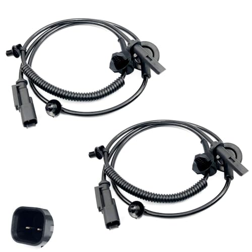 DEVMO 2pcs ABS Wheel Speed Sensor Front 22739727 Compatible with 2009-2017 Chevy Traverse Buick Enclave, 2007-2016 GMC Acadia, 2007-2010 Saturn Outlook 25832011 - Image 1