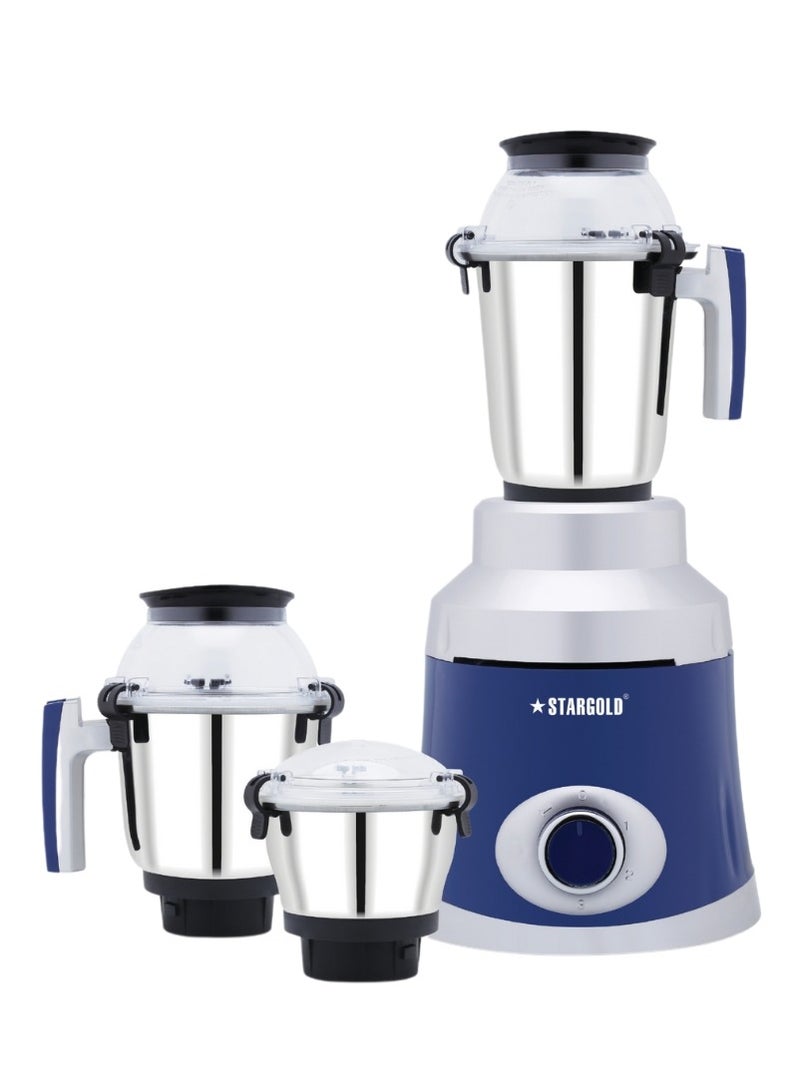 Stargold 3-In-1 Mixer Grinder 1000 Watts Copper Motor Stainless Steel High Performance Blender  - Image 1
