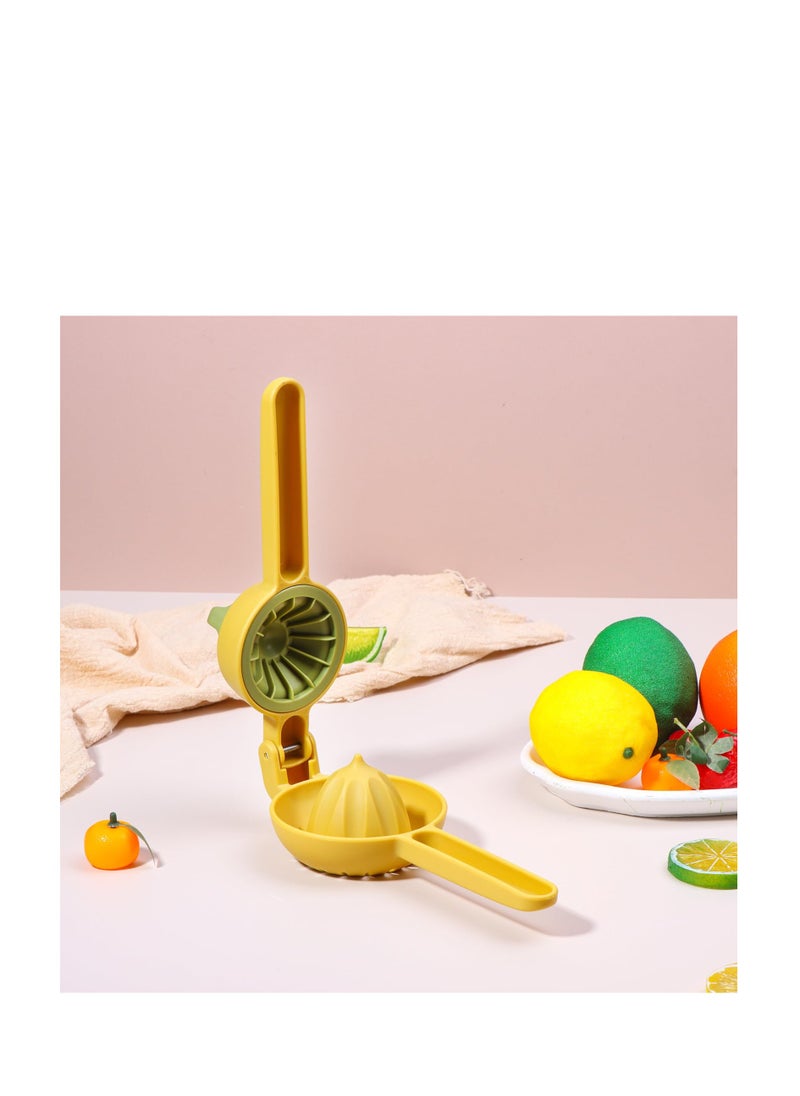 SYOSI - 2 Pack Lemon Juicer Squeezer - Hand Juicer Lemon Squeezer, Professional Hand Juicer Kitchen Tool 360°Rotating Lime Juicer Manual Juicer Citrus Lemon Squeezer - Image 1