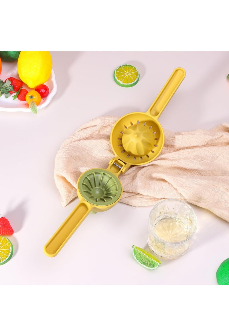 SYOSI - 2 Pack Lemon Juicer Squeezer - Hand Juicer Lemon Squeezer, Professional Hand Juicer Kitchen Tool 360°Rotating Lime Juicer Manual Juicer Citrus Lemon Squeezer - Image 1