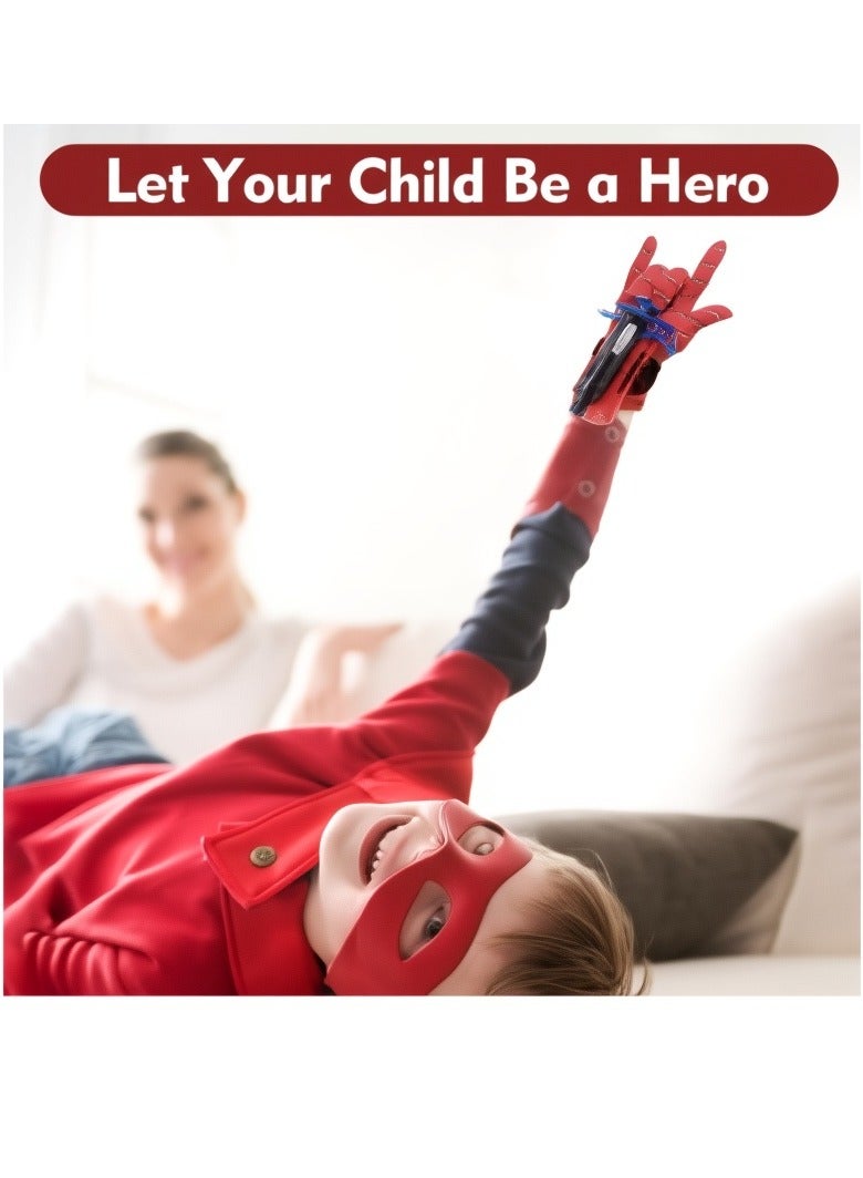 فلاي هسو الرجل العنكبوت قناع  قاذفة سبايدر مان ، قاذفة معصم البطل الخارق ، لعبة كوسبلاي - Image 5