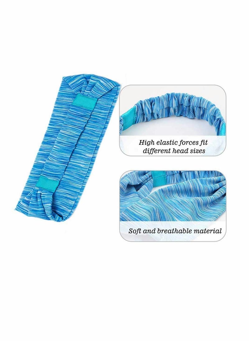 إسكدنيا 3 Pcs Sports Headband, Men's Women's Sweatband Elastic Headband Moisture Absorbing Yoga, Cycling, Fitness - Image 4