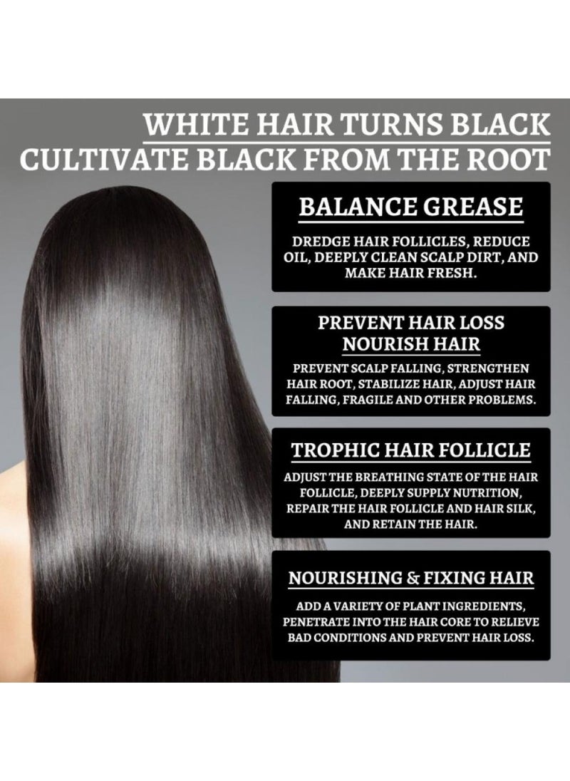 SOUTH MOON Hair Serum for White and Grey Hairs Natural Hair Darkening Serum for Rapid Hair Growth Nourishment and Anti-Grey Hair - 30 ml  - Image 3