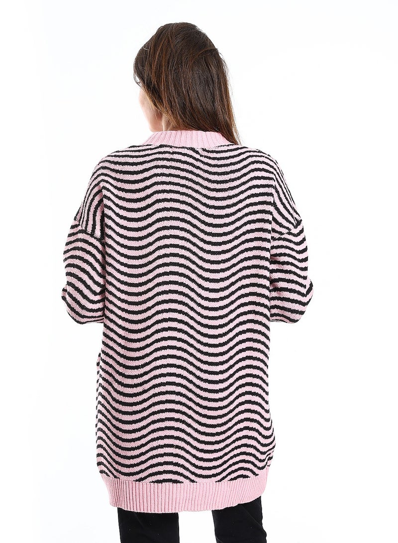 Caesar Wool women Pullover With Multi Design - Image 4