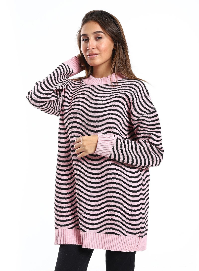 Caesar Wool women Pullover With Multi Design - Image 2