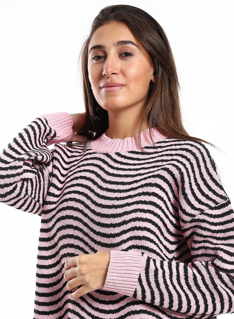 Caesar Wool women Pullover With Multi Design - Image 3