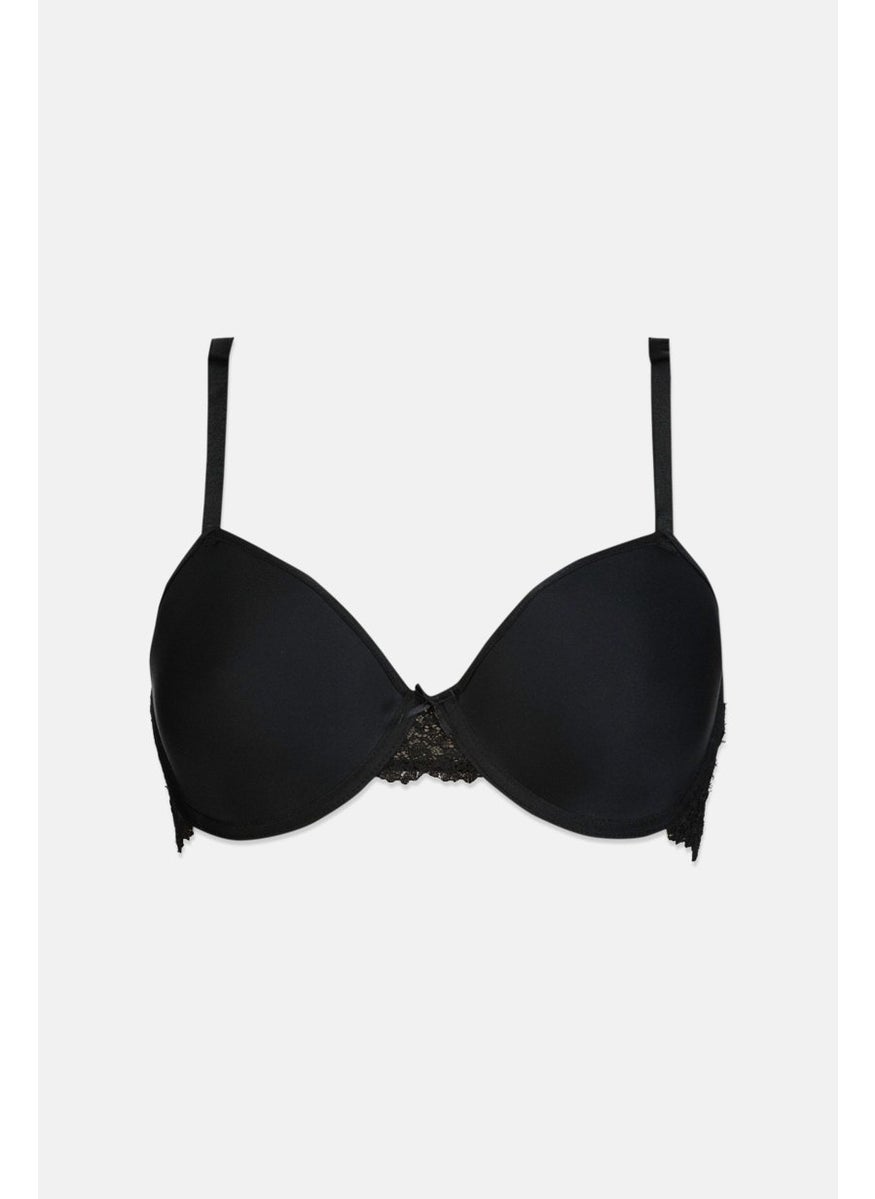 Tchibo Women Spacer Lace Non-Padded Bra, Black  - Image 1