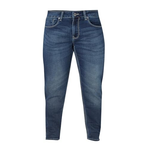 Spykar Men's Skinny Fit Low-Rise Casual Jeans Mid Blue - Image 4
