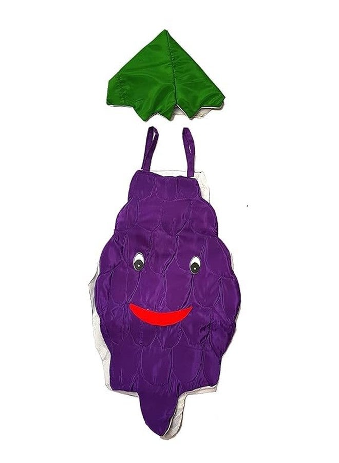 Nic Grapes Fruit Cosplay Costume Outfit For Kids Girls | Kids Mirchi Fancy Dress For School Annual Function | Halloween Costumes - Image 2