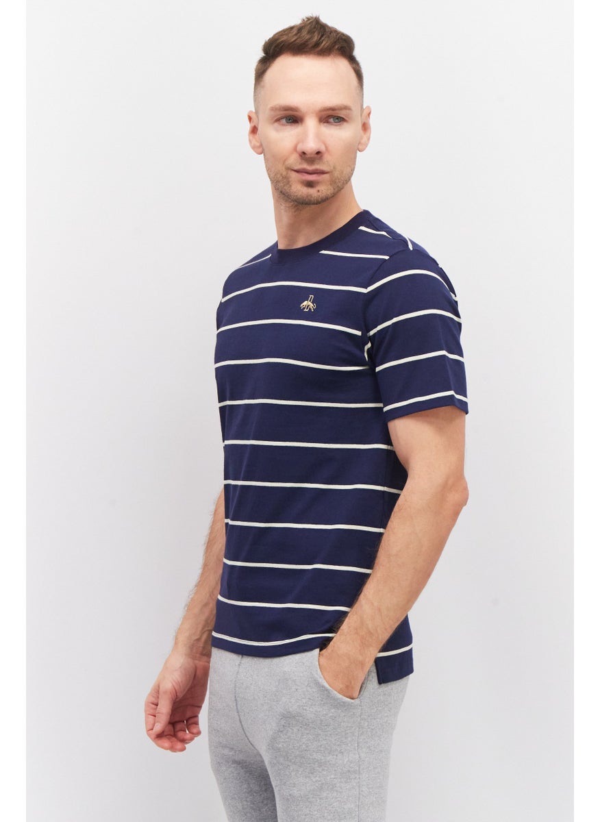 Puma x Select Men Regular Fit Short Sleeves Training T-Shirt, Navy  - Image 2
