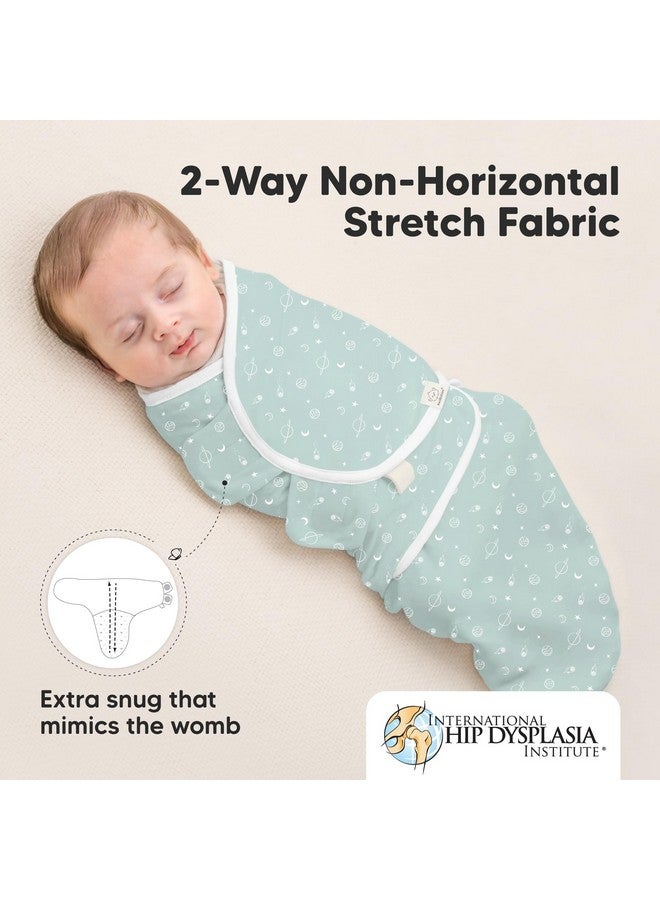 KeaBabies 3-Pack Organic Baby Swaddle Sleep Sacks - Swaddles for Newborns, Infant 0-3 Months, Baby Girls, Boys, Soft & Snug Newborn Sleep Sack, Nursery Swaddling Blankets (Galaxy) - Image 5