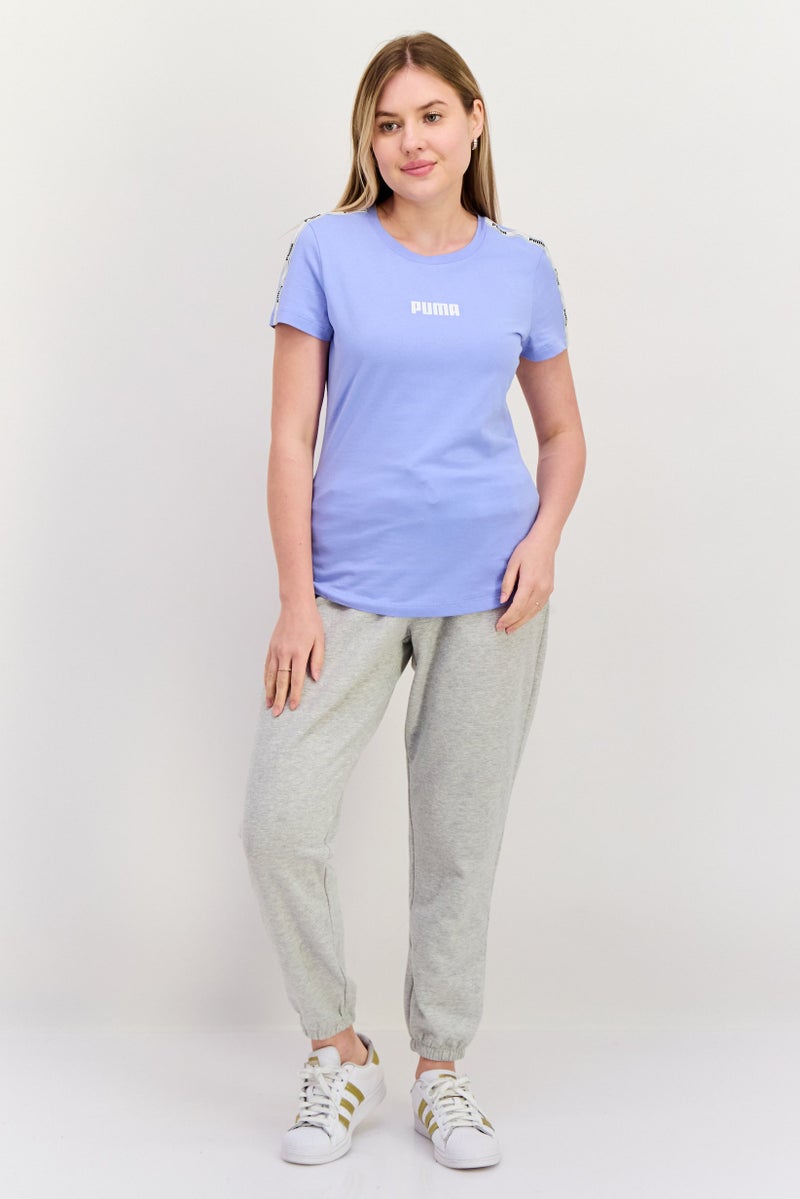 PUMA Women Sportswear Fit Short Sleeve Training T-Shirts, Bliss Blue - Image 4