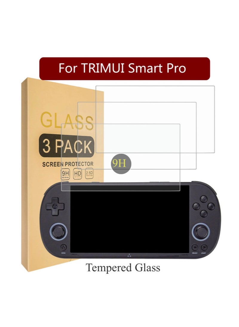 general Screen Protector for TRIMUI Smart Pro Tempered Glass [9H Hardness] [3 Pieces] Bubble-free Screen Protector - Image 1