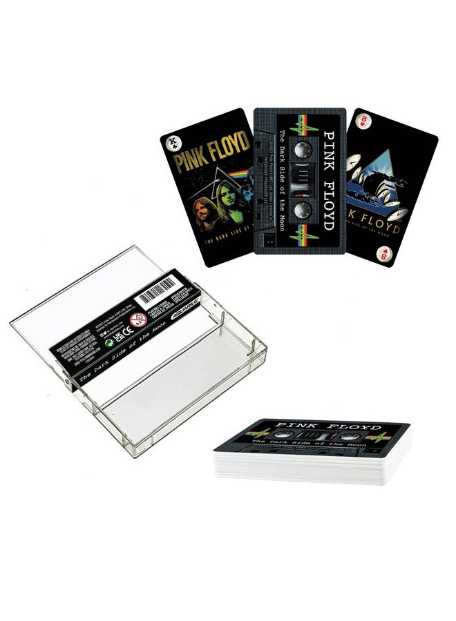 Aquarius Aquarius Pink Floyd DSOM Cassette Playing Cards -Pink Floyd Themed Deck of Cards for Your Favorite Card Games - Officially Licensed Pink Floyd Merchandise & Collectibles 2.3 x 4.3 - Image 1