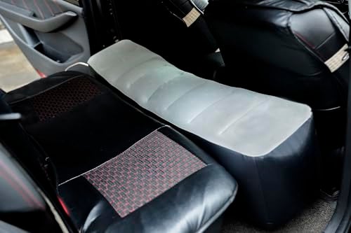 Onirii Inflatable Car Air Travel Mattress Back Seat Bed with Air Pump,51.2"×10.6"×14.6" Portable Camping Sleeping Gap Pad Air Bed for Car,SUV - Image 2