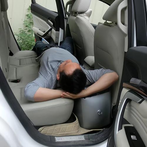 Onirii Inflatable Car Air Travel Mattress Back Seat Bed with Air Pump,51.2"×10.6"×14.6" Portable Camping Sleeping Gap Pad Air Bed for Car,SUV - Image 5