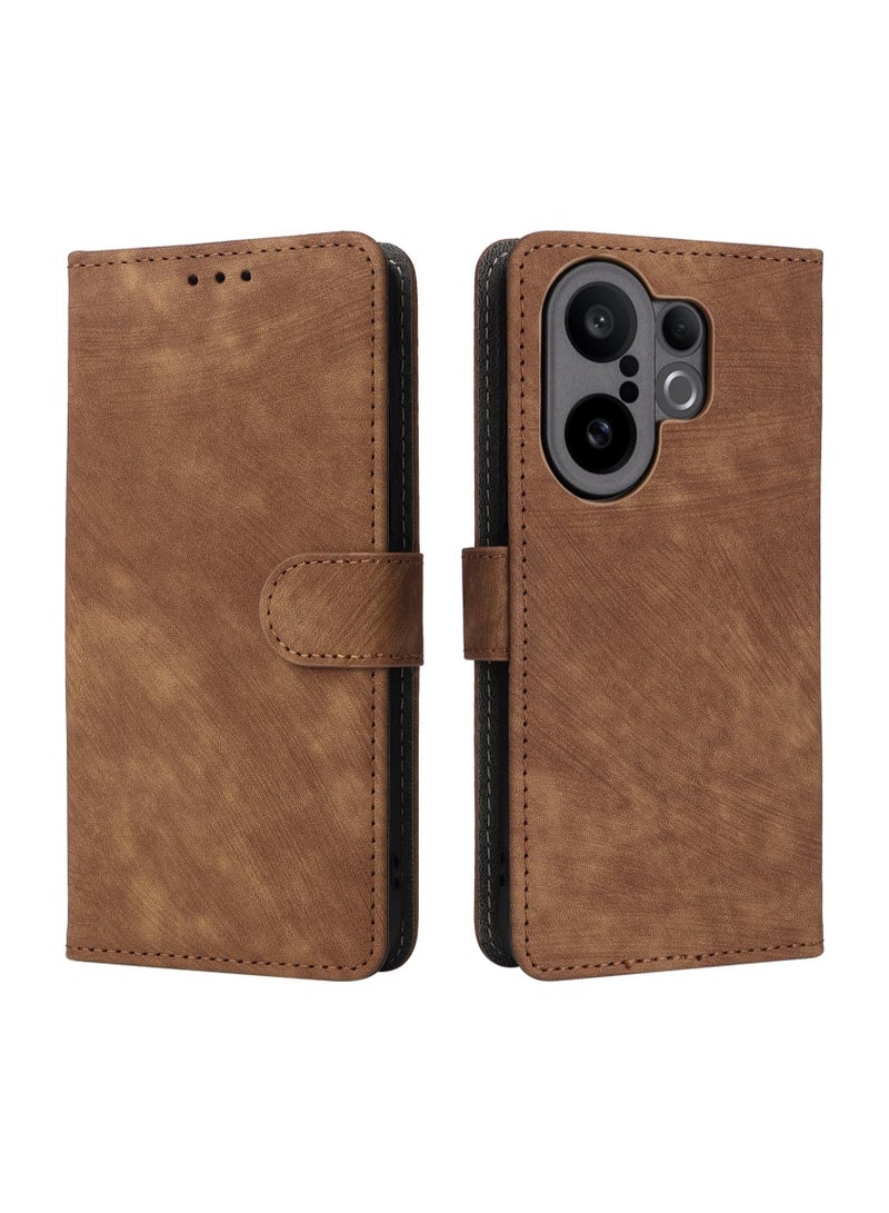 Wallet-style protective case suitable for Vivo X200 FE/S30 Pro mini, with 【credit card holder】 【RFID shielding】, PU leather flip cover protective case